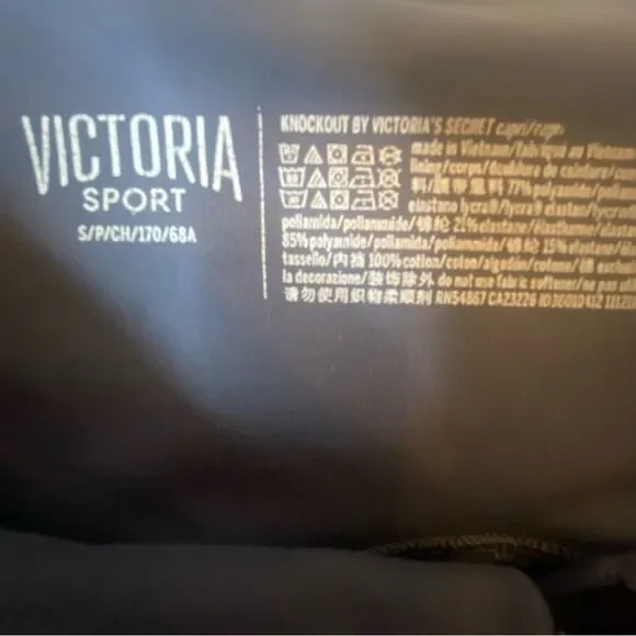 Grey Knockout by Victorias Secret capri legging size small - Picture 2 of 8